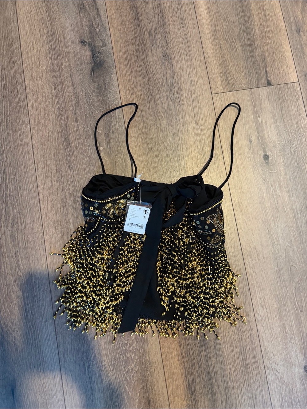 Free People Night Moves Fringe Top- size Small - Picture 7 of 7